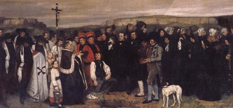 Gustave Courbet Burial at Ornans china oil painting image